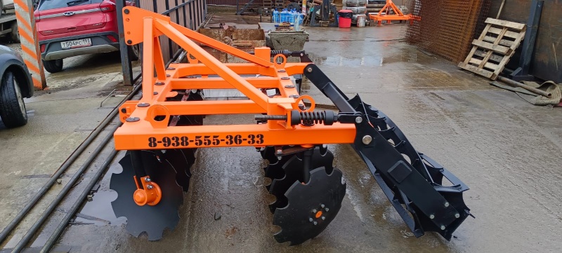 Борона дисковая навесная БДН 2,4х2Н с амортизаторами катка, 14 рабочих органов купить в Донецке – «БДН-АгроКубань», 4